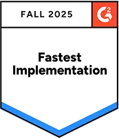 Fall 2026 Fastest Implementation badge