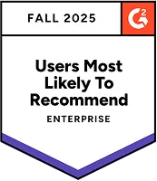 Users most likely to recommend badge